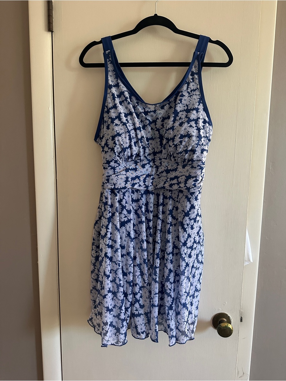 BloomChic Blue and White Floral Swimdress. 
Size 18-20